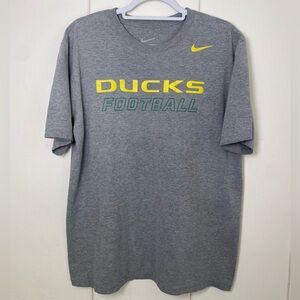 Nike Gray Oregon Ducks Football T-Shirt (Size XL)
